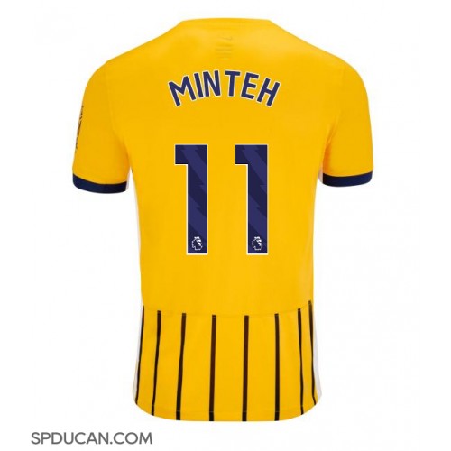 Muški Nogometni Dres Brighton Yankuba Minteh #11 Rezervni 2025-26 Kratak Rukav